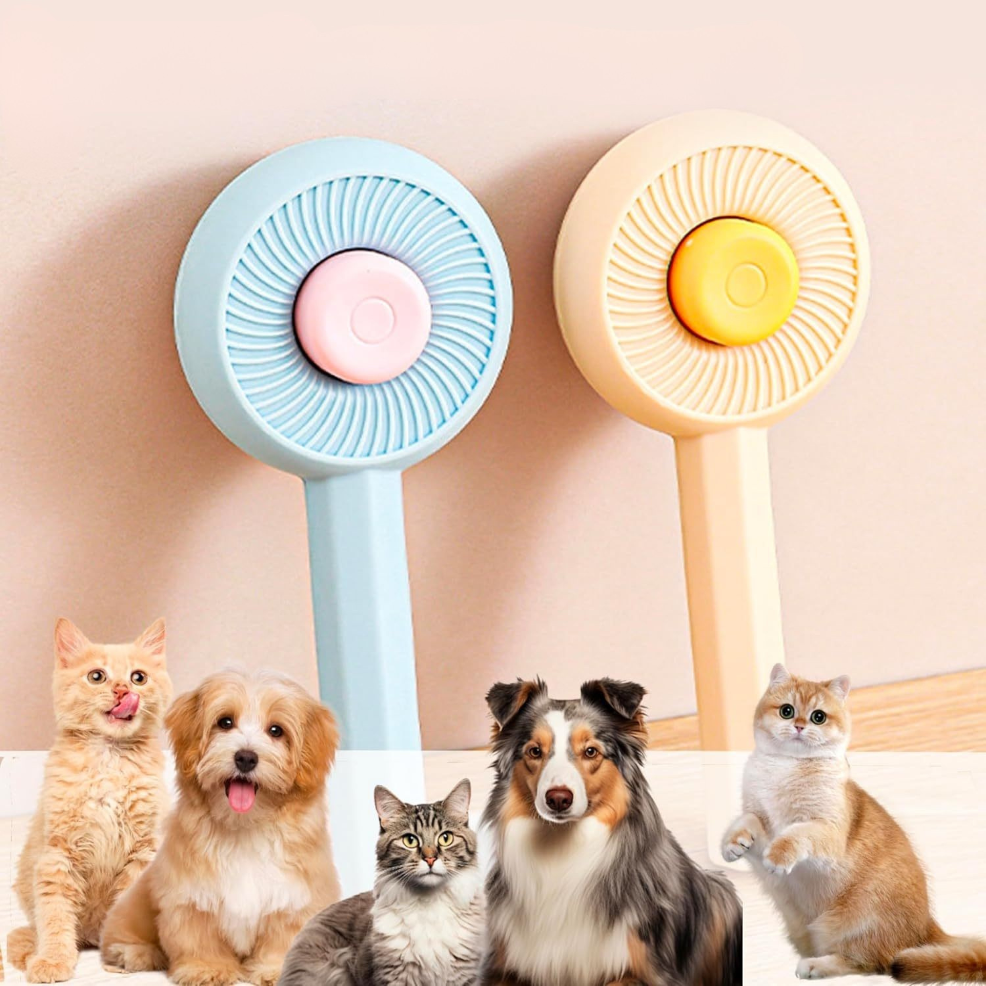 Zelfreinigende Huisdierenborstel